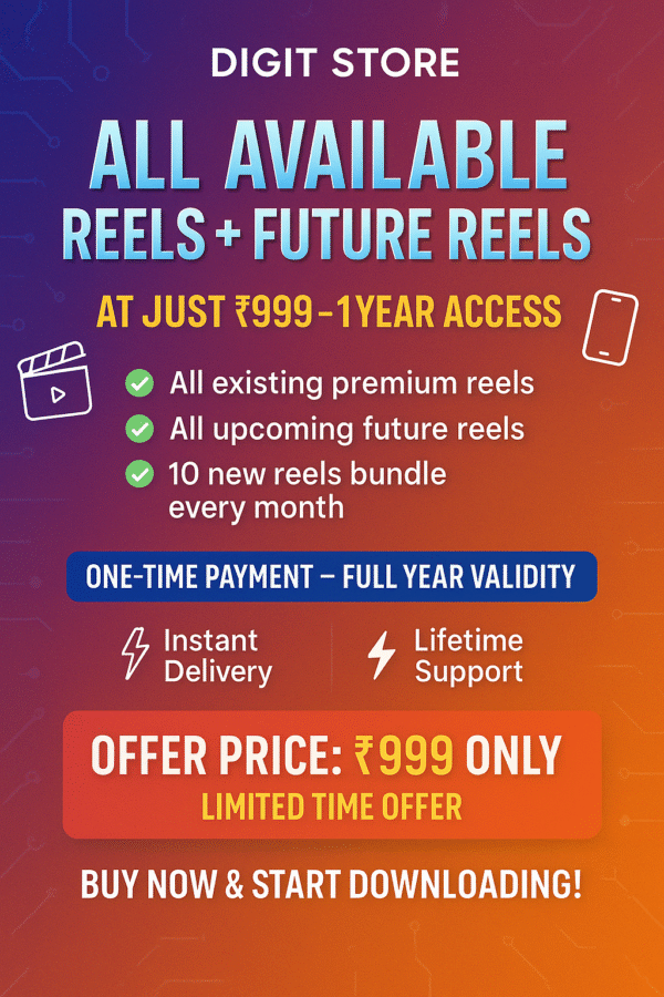 All Available Reels Bundle + Future Reels Bundle