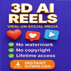 🔥NEW LAUNCH: 3d AI Real Cartoon Reels