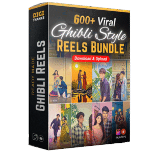 🔥NEW LAUNCH: 600+ Ghibli Art Reels Bundle