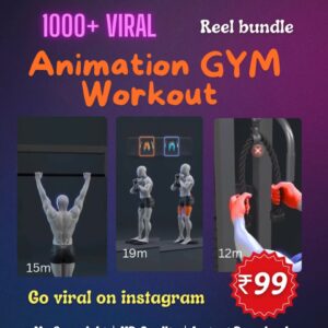🔥NEW LAUNCH: 1000+ Animation Gym Workout Videos
